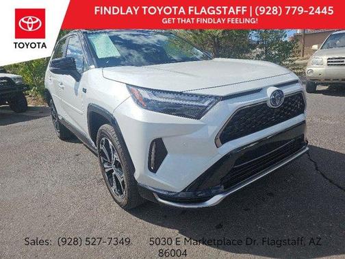Wind Chill Pearl / Midnight Black Metallic 2024 Toyota RAV4 Prime XSE