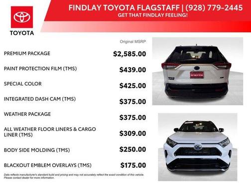 Wind Chill Pearl / Midnight Black Metallic 2024 Toyota RAV4 Prime XSE