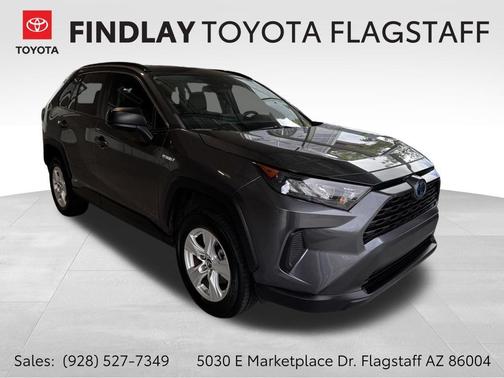 Magnetic Gray Metallic 2021 Toyota RAV4 Hybrid LE