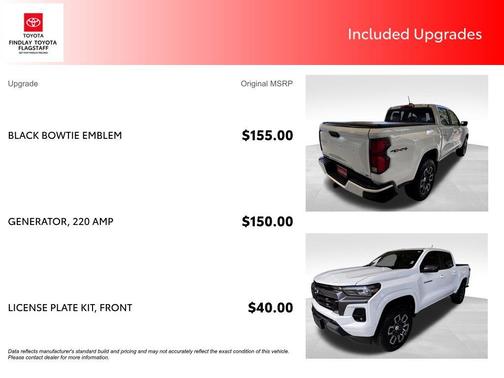 Summit White 2023 Chevrolet Colorado LT