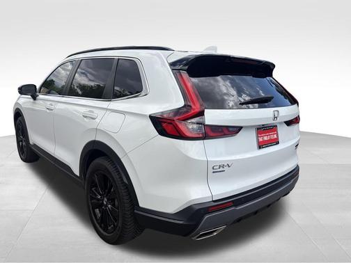 Platinum White Pearl 2023 Honda CR-V Hybrid Sport Touring AWD