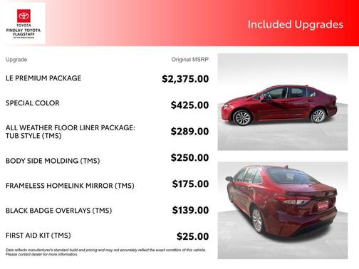 Ruby Flare Pearl 2024 Toyota Corolla LE