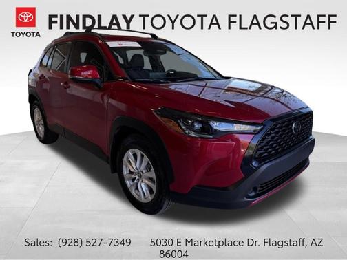 Barcelona Red Metallic 2024 Toyota Corolla Cross LE