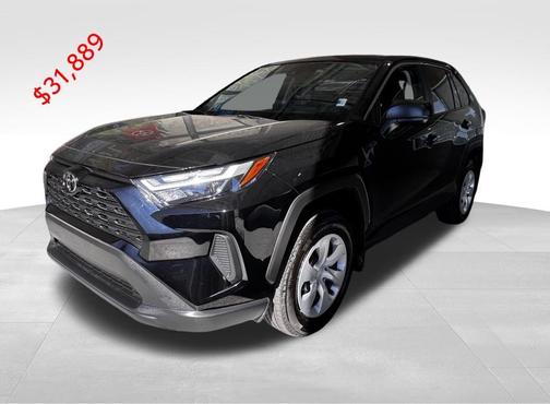 Midnight Black Metallic 2025 Toyota RAV4 LE