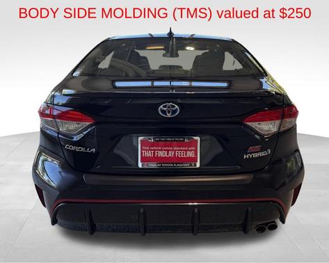 Midnight Black Metallic 2023 Toyota Corolla Hybrid SE Infrared