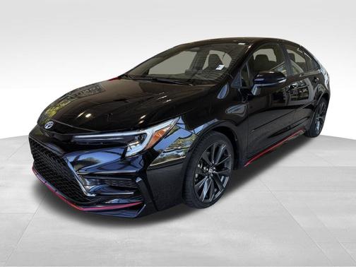 Midnight Black Metallic 2023 Toyota Corolla Hybrid SE Infrared