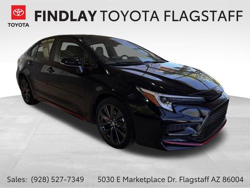 Midnight Black Metallic 2023 Toyota Corolla Hybrid SE Infrared