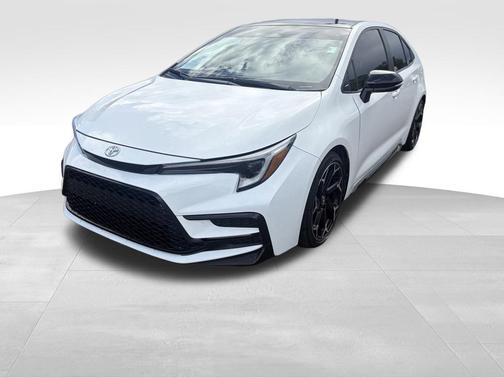 Ice Cap/Midnight Black Metallic 2025 Toyota Corolla FX