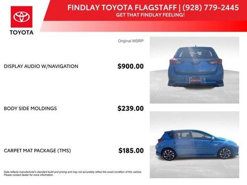 Electric Storm Blue 2018 Toyota Corolla iM Base