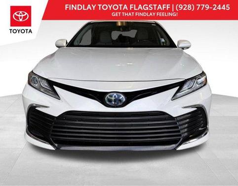 Wind Chill Pearl 2021 Toyota Camry Hybrid XLE