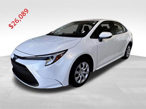 Wind Chill Pearl 2025 Toyota Corolla Hybrid LE