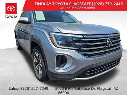 Silver Bird Metallic 2024 Volkswagen Atlas 2.0T SE