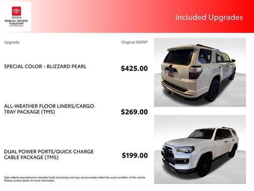 Blizzard Pearl 2021 Toyota 4Runner Nightshade