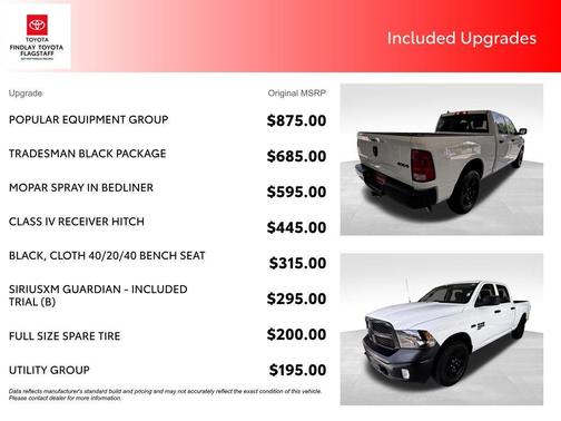 Bright White Clearcoat 2024 RAM 1500 Classic Tradesman