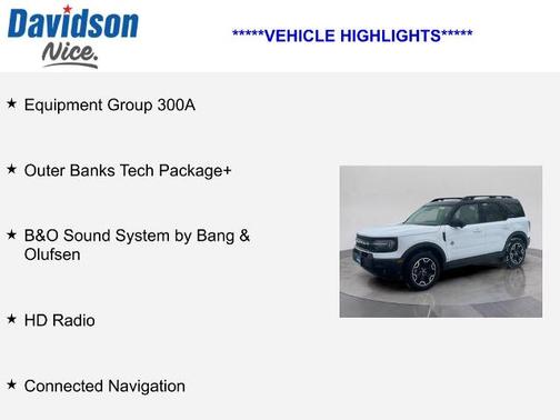 2025 Ford Bronco Sport OUTER BANKS