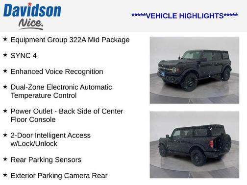 2022 Ford Bronco BLACK DIAMOND