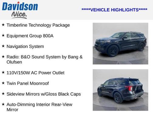 AGATE BLACK METALLIC 2024 Ford Explorer TIMBERLINE