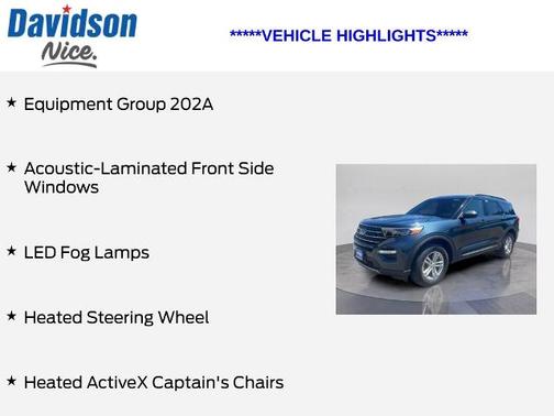 STONE BLUE METALLIC 2023 Ford Explorer XLT