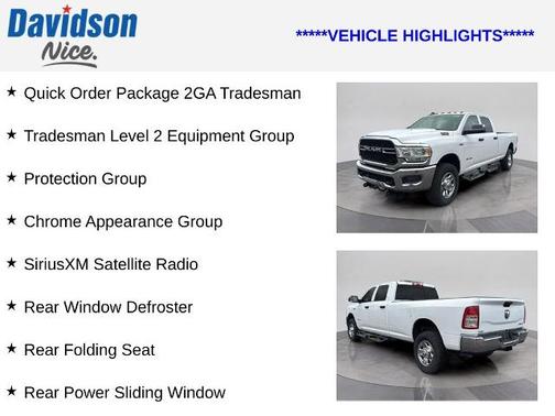 Bright White Clearcoat 2022 RAM 2500 TRADESMAN