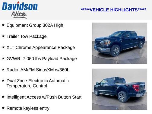 AGATE BLACK METALLIC 2022 Ford F-150 XLT