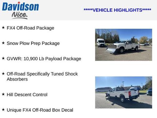 OXFORD WHITE 2025 Ford F-350 XL
