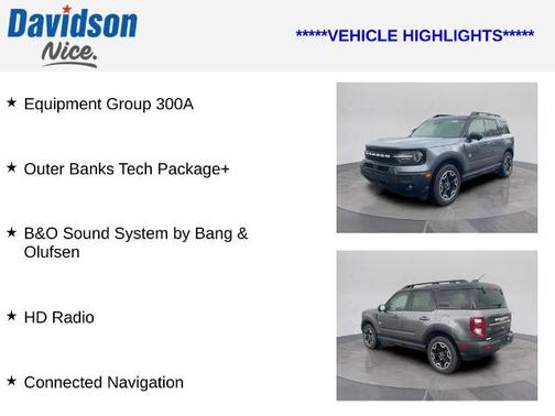 CARBONIZED GRAY METALLIC 2025 Ford Bronco Sport OUTER BANKS