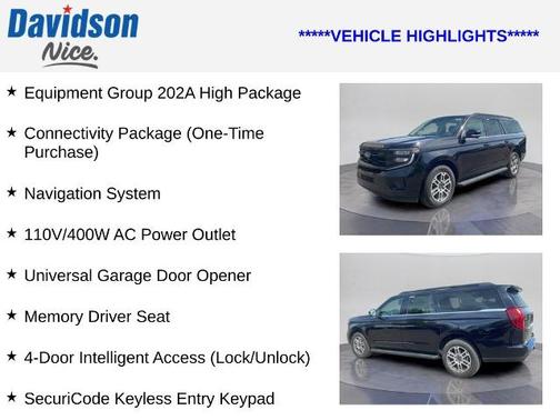 AGATE BLACK METALLIC 2025 Ford Expedition Max ACTIVE