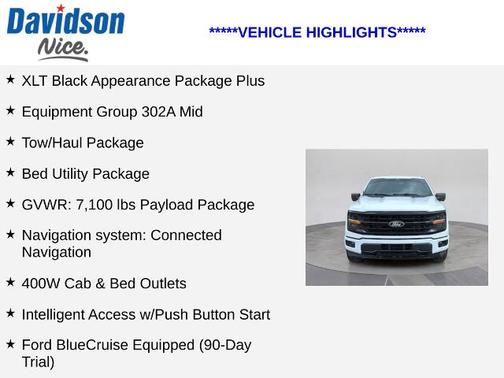 OXFORD WHITE 2024 Ford F-150 XLT