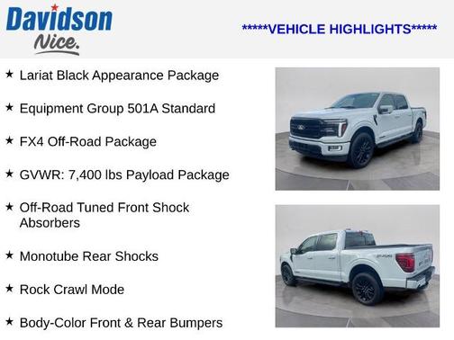 AVALANCHE 2024 Ford F-150 LARIAT