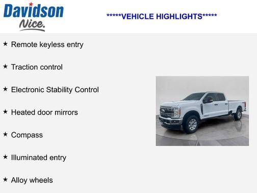 OXFORD WHITE 2024 Ford F-250 XLT