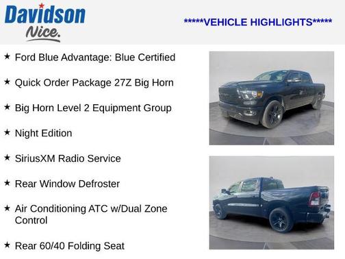 Diamond Black 2021 RAM 1500 BIG HORN/LONE STAR