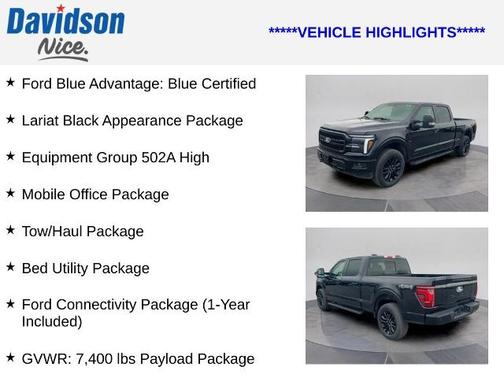 AGATE BLACK METALLIC 2026 Ford F-150 LARIAT