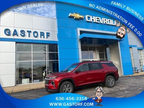 Radiant Red 2026 Chevrolet Traverse LT