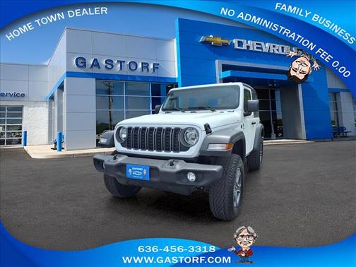 Bright White Clearcoat 2025 Jeep Wrangler Sport