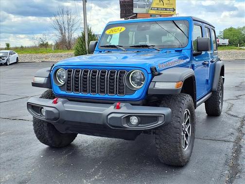 Hydro Blue Pearl 2024 Jeep Wrangler Rubicon