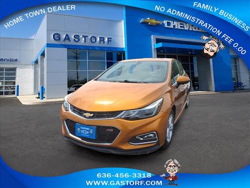 Orange 2017 Chevrolet Cruze LT