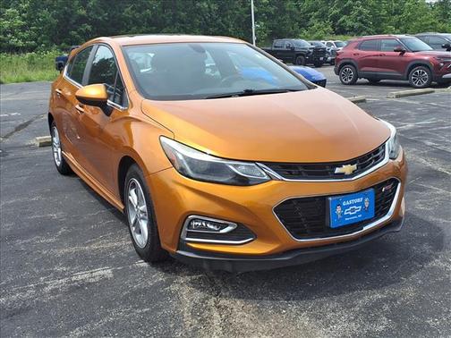 Orange 2017 Chevrolet Cruze LT
