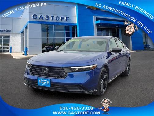 Blue 2024 Honda Accord Hybrid Sport-L