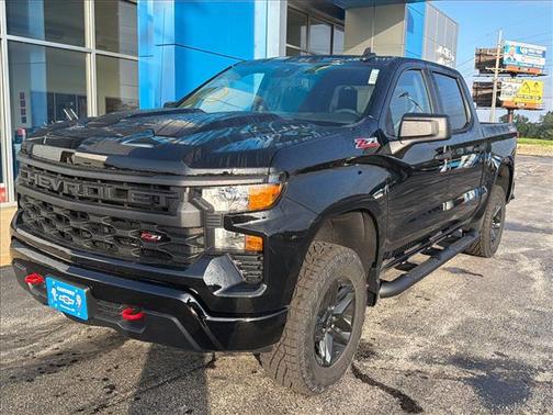 Black 2026 Chevrolet Silverado 1500 Custom Trail Boss