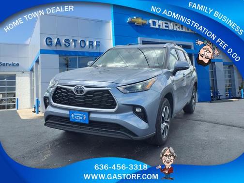Blue 2023 Toyota Highlander XLE