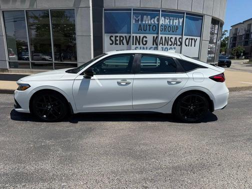 Platinum White Pearl 2023 Honda Civic Sport Touring