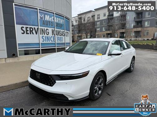 Platinum White Pearl 2025 Honda Accord Hybrid EX-L