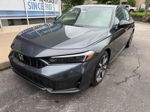 Meteroite Gray 2026 Honda Civic Hybrid Sport Touring
