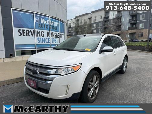 White Platinum 2013 Ford Edge Limited