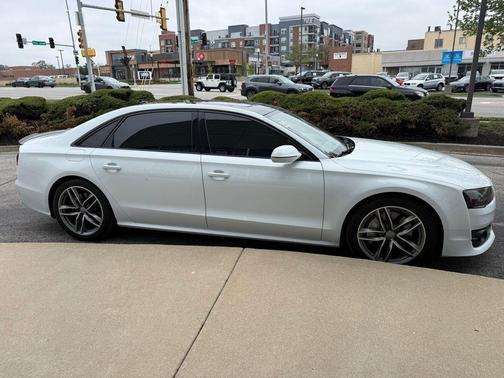 Glacier White 2017 Audi A8 L 3.0T