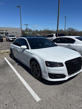 Glacier White 2017 Audi A8 L 3.0T