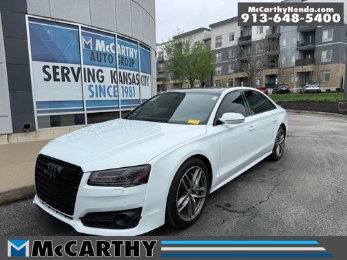 Glacier White 2017 Audi A8 L 3.0T