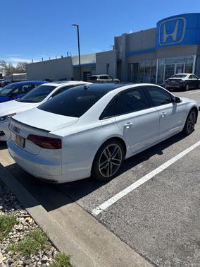 Glacier White 2017 Audi A8 L 3.0T