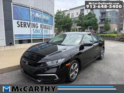 Crystal Black Pearl 2021 Honda Civic LX
