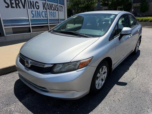 Silver 2012 Honda Civic LX
